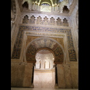 Die Gebetsnische (Mihrab) der Moschee